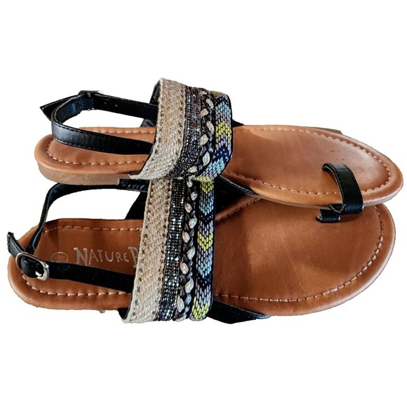 Nature Breeze Shoes - Nature Breeze Embellished Sandals Size 7.5 NWOT